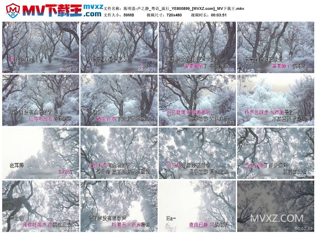 陈明憙-声之静_粤语_流行_YE800899